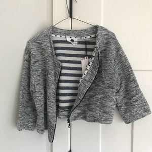Cozy Cropped Zip Up Jacket